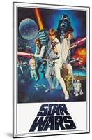 Star Wars: A New Hope - One Sheet (No Billing Block)-Trends International-Mounted Poster