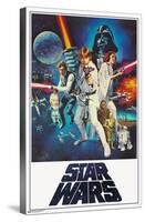 Star Wars: A New Hope - One Sheet (No Billing Block)-Trends International-Stretched Canvas