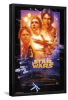 Star Wars: A New Hope - One Sheet Premium Poster-null-Framed Poster