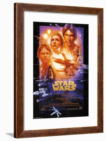 Star Wars: A New Hope - One Sheet Premium Poster-null-Framed Poster