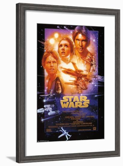 Star Wars: A New Hope - One Sheet Premium Poster-null-Framed Poster