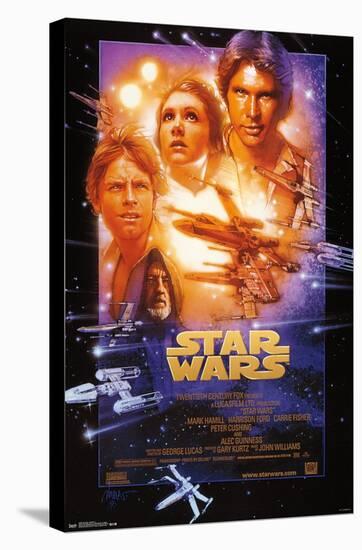 Star Wars: A New Hope - One Sheet-Trends International-Stretched Canvas