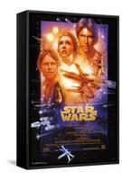Star Wars: A New Hope - One Sheet-Trends International-Framed Stretched Canvas
