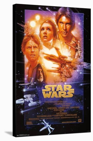 Star Wars: A New Hope - One Sheet-Trends International-Stretched Canvas