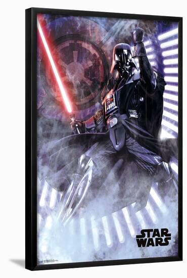 Star Wars: A New Hope - Vader-Trends International-Framed Poster