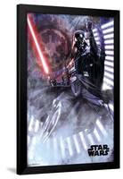 Star Wars: A New Hope - Vader-Trends International-Framed Poster