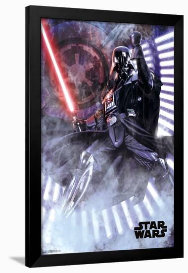 Star Wars: A New Hope - Vader-Trends International-Framed Poster