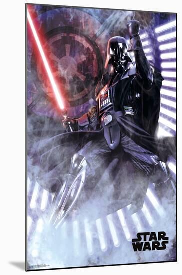 Star Wars: A New Hope - Vader-Trends International-Mounted Poster