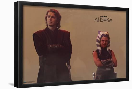 Star Wars: Ahsoka - Ahsoka and Anakin Throwback-Trends International-Framed Poster