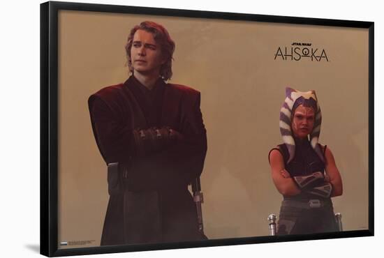 Star Wars: Ahsoka - Ahsoka and Anakin Throwback-Trends International-Framed Poster