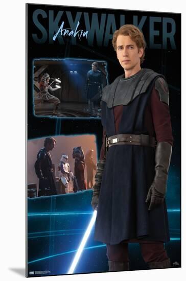 Star Wars: Ahsoka - Anakin Skywalker-Trends International-Mounted Poster