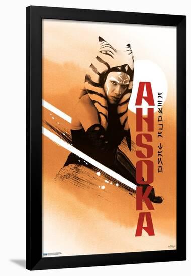 Star Wars: Ahsoka - Double Lightsabers-Trends International-Framed Poster