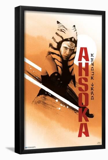 Star Wars: Ahsoka - Double Lightsabers-Trends International-Framed Poster