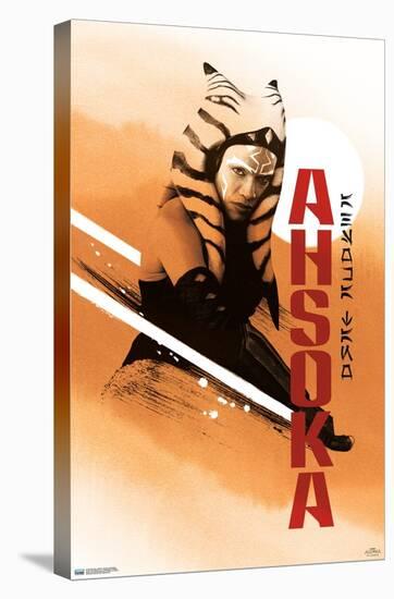 Star Wars: Ahsoka - Double Lightsabers-Trends International-Stretched Canvas