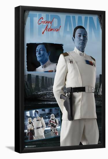 Star Wars: Ahsoka - Grand Admiral Thrawn-Trends International-Framed Poster