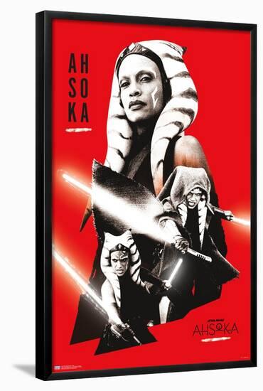 Star Wars: Ahsoka - Red-Trends International-Framed Poster