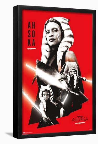 Star Wars: Ahsoka - Red-Trends International-Framed Poster