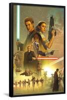 Star Wars: Attack Of The Clones - Celebration Mural-Trends International-Framed Poster