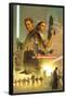 Star Wars: Attack Of The Clones - Celebration Mural-Trends International-Framed Poster