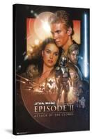 Star Wars: Attack of the Clones - One Sheet (No Billing Block)-Trends International-Stretched Canvas