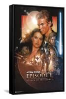 Star Wars: Attack of the Clones - One Sheet (No Billing Block)-Trends International-Framed Stretched Canvas