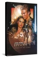 Star Wars: Attack of the Clones - One Sheet (No Billing Block)-Trends International-Stretched Canvas