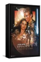 Star Wars: Attack of the Clones - One Sheet (No Billing Block)-Trends International-Framed Stretched Canvas