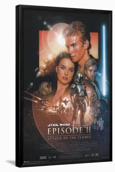 Star Wars: Attack Of The Clones - One Sheet-Trends International-Framed Poster
