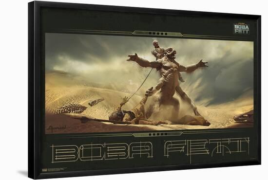 Star Wars: Book of Boba Fett - Chapter 1 Concept Art-Trends International-Framed Poster