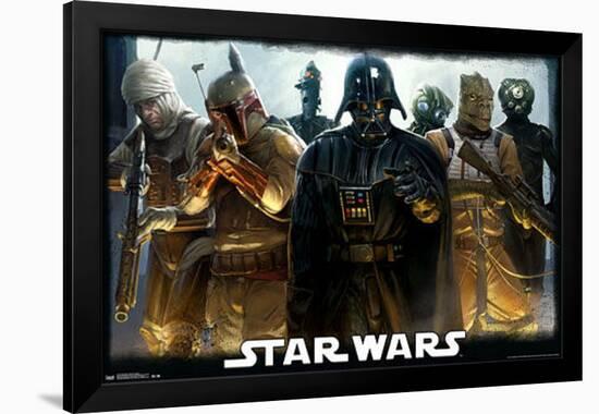 Star Wars - Bounty Hunters-null-Framed Poster