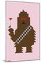 Star Wars - Chewbacca Hearts-null-Mounted Standard Poster