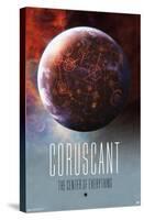 Star Wars: Coruscant - Visit Coruscant by Russell Walks 23-Trends International-Stretched Canvas