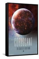 Star Wars: Coruscant - Visit Coruscant by Russell Walks 23-Trends International-Framed Stretched Canvas