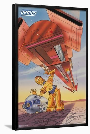 Star Wars: Droids - R2-D2, C-3PO-Trends International-Framed Poster