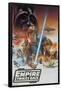 Star Wars: Empire Strikes Back - Cover Illustration-Trends International-Framed Poster