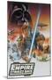 Star Wars: Empire Strikes Back - Cover Illustration-Trends International-Mounted Poster