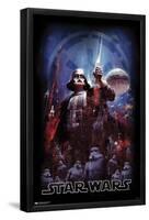 Star Wars: Empire Strikes Back - Empire Illustration-Trends International-Framed Poster