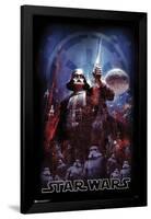 Star Wars: Empire Strikes Back - Empire Illustration-Trends International-Framed Poster