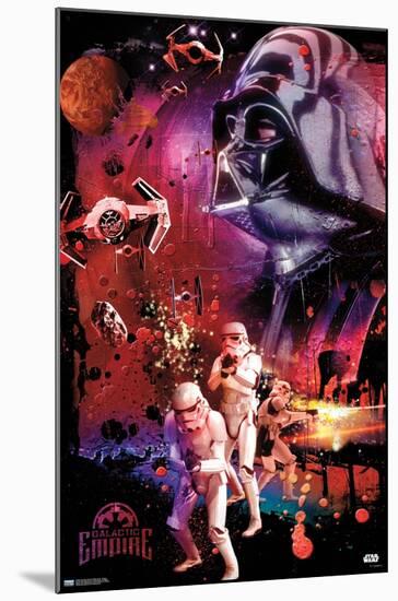 Star Wars: Empire Strikes Back - Empire-Trends International-Mounted Poster