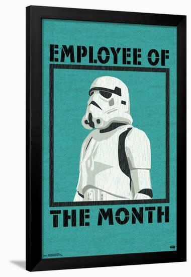 STAR WARS - EMPLOYEE OF THE MONTH-null-Framed Poster