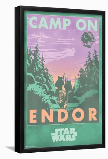 Star Wars: Endor - Camp On Endor-Trends International-Framed Poster