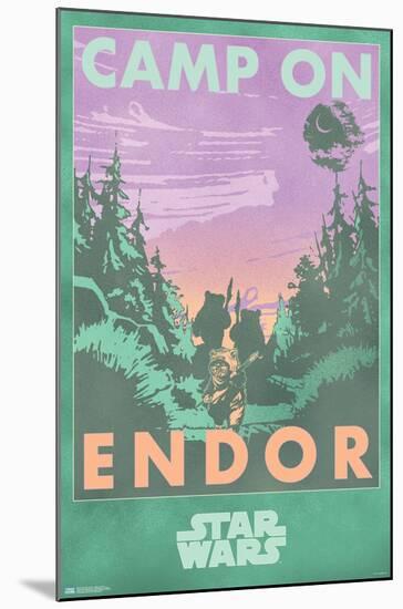 Star Wars: Endor - Camp On Endor-Trends International-Mounted Poster