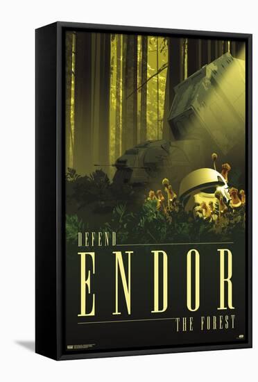 Star Wars: Endor - See the Forest by Russell Walks-Trends International-Framed Stretched Canvas