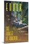 Star Wars: Endor - Visit Endor by Russell Walks 23-Trends International-Mounted Poster