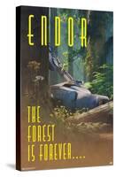 Star Wars: Endor - Visit Endor by Russell Walks 23-Trends International-Stretched Canvas