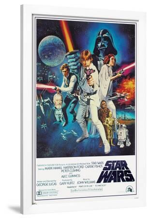 Star Wars - Episode IV New Hope - Classic Movie Poster--Framed Poster