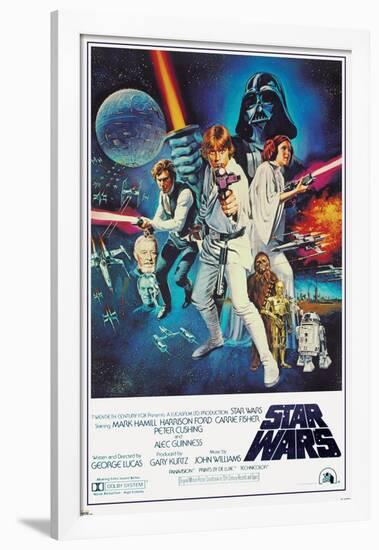 Star Wars: Episode IV New Hope - Classic Movie Poster-null-Framed Poster