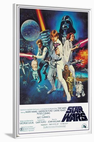 Star Wars: Episode IV New Hope - Classic Movie Poster-null-Framed Poster