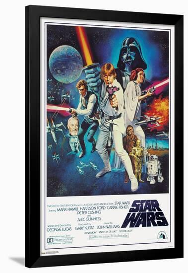 Star Wars: Episode IV New Hope - Classic Movie Poster-Trends International-Framed Poster