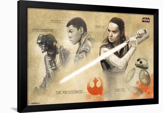 Star Wars - Episode VIII- The Last Jedi - Resistance-null-Framed Poster